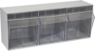 Barre métallique de fermeture pour module de tiroirs basculants