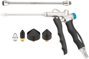 Pistolet de soufflage à 2 voies - jeu de cônes - lot de 6 pcs