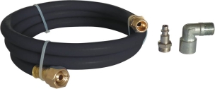 Tuyau de raccordement au réseau ou au compresseur 1,5m - kit 3/8"