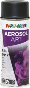 Peinture RAL 9017 mat noir - aérosol de 400ml