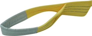 Elingue plate avec boucles 90mm 3T 3m jaune - lot de 12 pcs