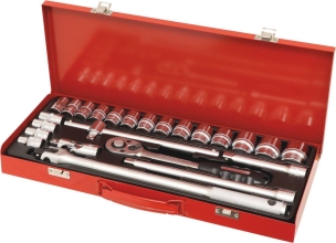 Coffret de douilles 1/2" - 24 pcs