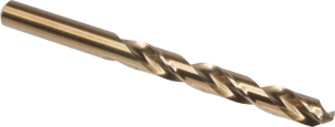 Coffret PVC de 19 forets métaux HSS 5% cobalt taillés meulés de 1 à 10mm
