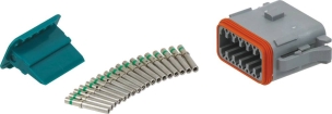 Connecteur étanche série DT femelle 12 voies en kit - lot de 10 pcs