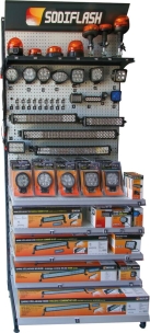 Implantation électrifiée signalisation, phares et gyros 1m