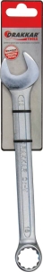 Clé mixte de 18mm tête polie - carte