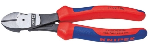 Pince coupante 200mm à forte démultiplication bi-matière - carte