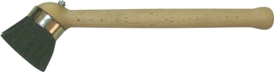 Pinceau bois courbé pour graisse