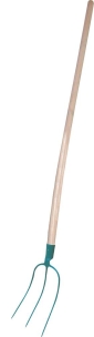 Fourche à foin 3 dents avec manche 130cm