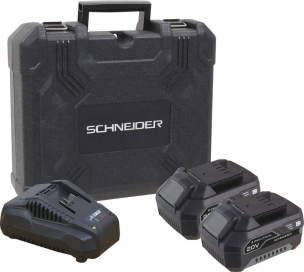 Perceuse visseuse à percussion brushless 20V 60Nm 2 batteries 4Ah Li-ion - mallette