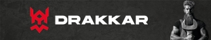 Bandeau magnétique Drakkar homme avec clé pour gondole 985x170mm