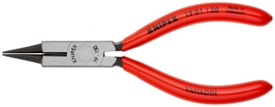 Pince à becs ronds avec tranchant (Dureté environ 60 HRC) - 130mm - Gainage PVC
