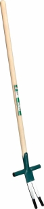 Arrache tout forgé 2 dents avec manche de 120cm