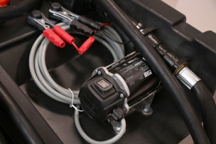 Cuve de ravitaillement gasoil 200L avec pompe 12V-pist auto-volucompteur digital