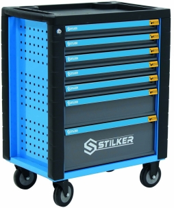 Servante d'atelier 7 tiroirs composée de 247 outils - modules mousses