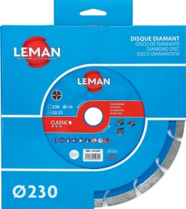 Disque diamant pour meuleuse à disque 230x22mm béton armé