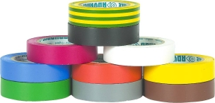 Ruban adhésif isolant PVC couleur assorties 15mmx10m - lot de 10 pcs Ruban adhésif isolant PVC couleur assorties 15mmx10m - lot de 10 pcs