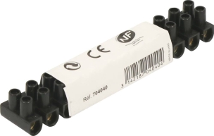 Domino 10mm² - lot de 20 barrettes de 12 pcs