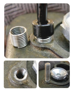 Réparation de filetage M5 à M12 - coffret de 130 pcs