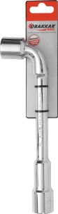 Clé à pipe débouchée 6 pans/6 pans de 19mm - carte