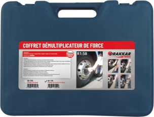 Coffret démultiplicateur de force 3800Nm R1:58 6 douilles