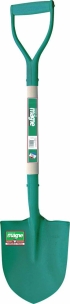 Pelle bêche de jardin 22cm verte avec manche 75cm