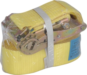 Sangle d'arrimage à cliquet séparé 50mm 3,5T 5,5m fixation ergot pour rail