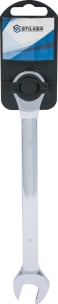 Clé mixte droite à cliquet de 19mm 72 dents - carte