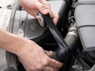 Ruban adhésif auto-amalgamant noir isolant/étanche/haute température 25mmx3m - blister Ruban adhésif auto-amalgamant noir isolant/étanche/haute température 25mmx3m - blister