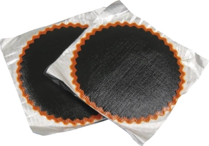 Rustine pour chambre à air ronde 116mm n°6 - boîte de 10 pcs