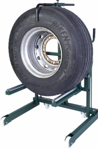 Chariot 2 rouleaux pour roues camions et bus max 500kg