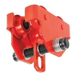 Chariot mobile porte palan 1T sur poutre IPN