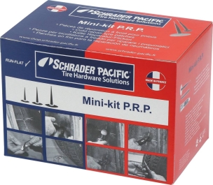 Réparation pour pneus tubeless - kit 24 champignons 6mm avec colle et fraise