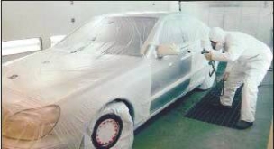 Film plastique couvre voiture 4mx150m en rouleau