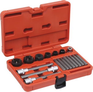 Outil de démontage poulies d'alternateur - coffret de 18 pcs