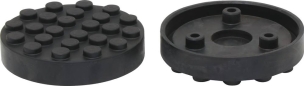 Tampon caoutchouc rond int/ext 110/120mm épais pour cric Tampon caoutchouc rond int/ext 110/120mm épais pour cric