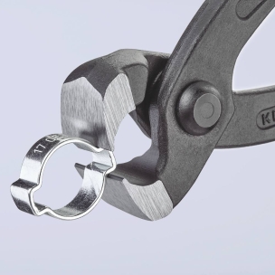 Pince à collier de serrage à oreille frontale