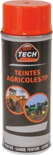 Peinture teinte agricole orange Kubota - lot de 6 aérosols de 400ml