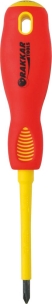 Tournevis Phillips® PH1 80mm isolé 1000V - carte