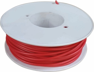 Fils de câblage souple 2,5mm² rouge - 25m