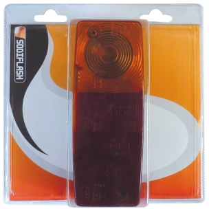 Feu arrière rectangle gauche 4 fonctions 2706 - blister