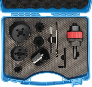 Scie trépan bi-métal 8% cobalt de 22 à 68mm - coffret de 8 pcs