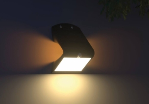Projecteur LED solaire 500 lumens 4W avec détecteur - Butterfly