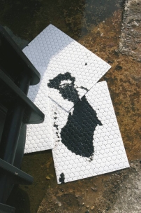 Feuille absorbante hydrocarbure 400x500mm