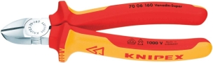 Pince coupante 160mm isolée 1000V bi-matière - carte