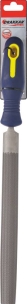 Lime demi-ronde avec manche grain moyen 10x250mm - carte