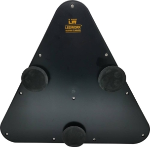 Triangle triflash 500mm à LED class 2 rechargeable magnétique polycarbonate