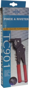 Pince à riveter tête tournante 290mm gainée PVC