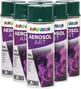 Peinture RAL 6005 vert mousse - lot de 6 aérosols de 400ml