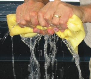 Peau chamoisée ultra absorbante 430x325mm